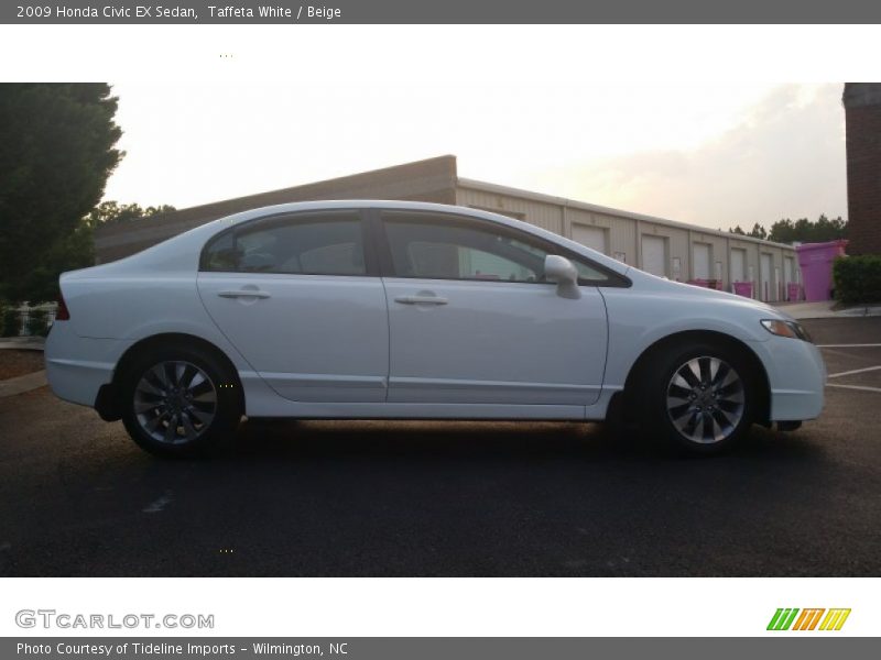 Taffeta White / Beige 2009 Honda Civic EX Sedan