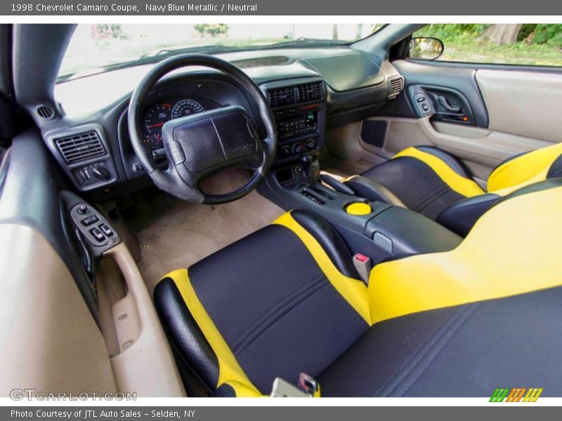 Navy Blue Metallic / Neutral 1998 Chevrolet Camaro Coupe