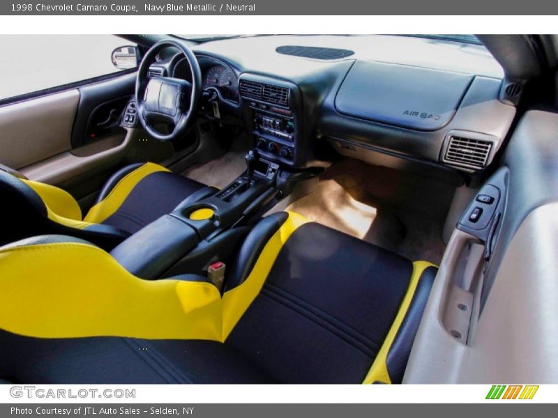 Navy Blue Metallic / Neutral 1998 Chevrolet Camaro Coupe