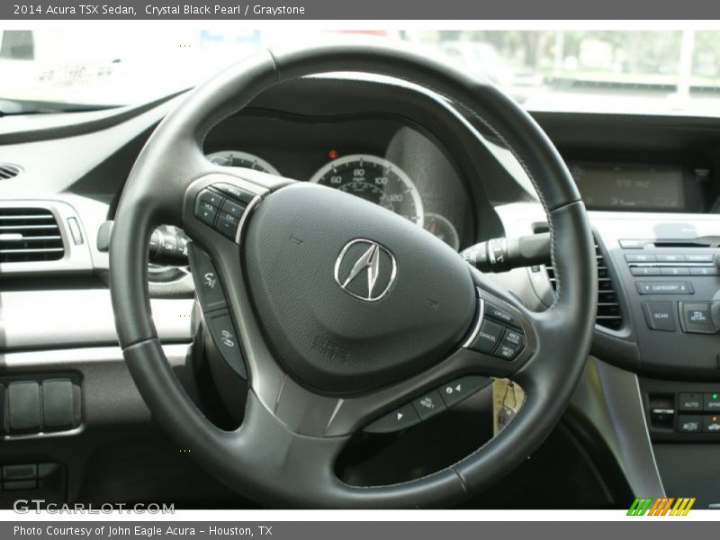 Crystal Black Pearl / Graystone 2014 Acura TSX Sedan
