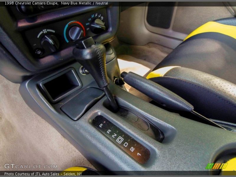 Navy Blue Metallic / Neutral 1998 Chevrolet Camaro Coupe