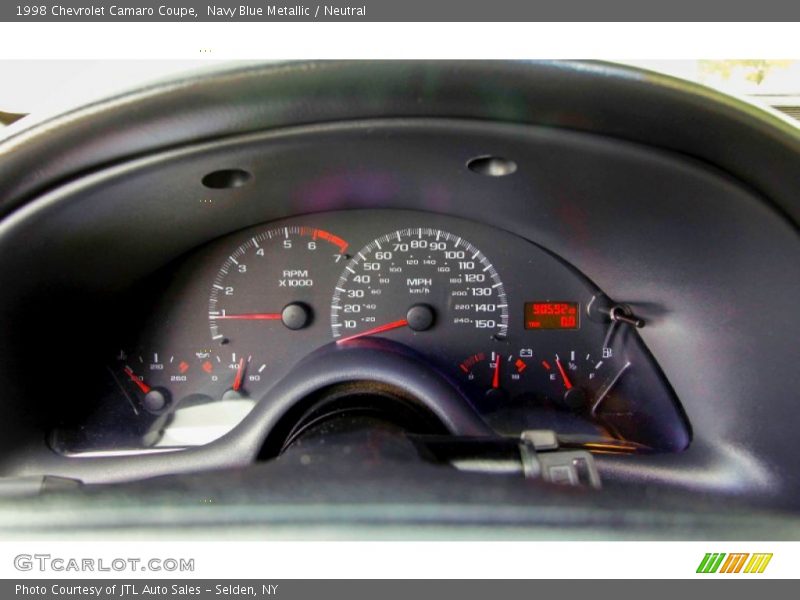 Navy Blue Metallic / Neutral 1998 Chevrolet Camaro Coupe