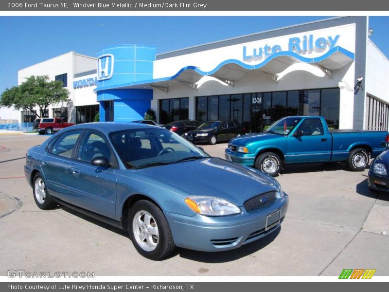 Windveil Blue Metallic / Medium/Dark Flint Grey 2006 Ford Taurus SE