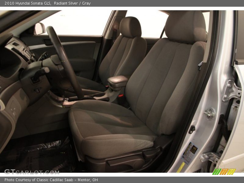 Radiant Silver / Gray 2010 Hyundai Sonata GLS