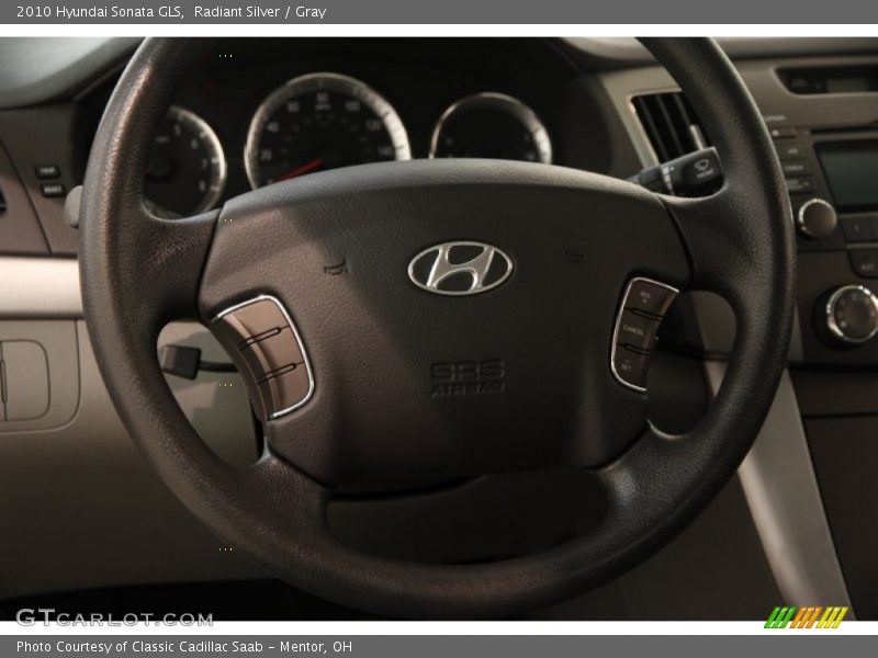 Radiant Silver / Gray 2010 Hyundai Sonata GLS