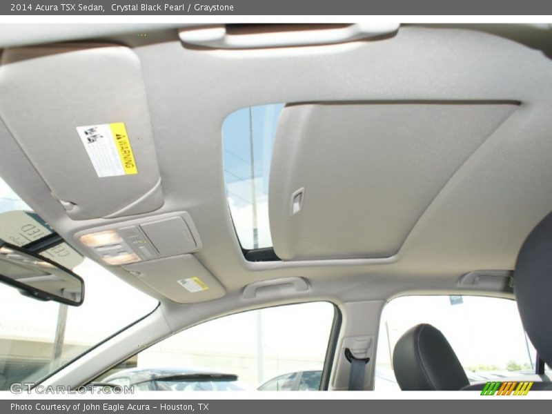 Crystal Black Pearl / Graystone 2014 Acura TSX Sedan