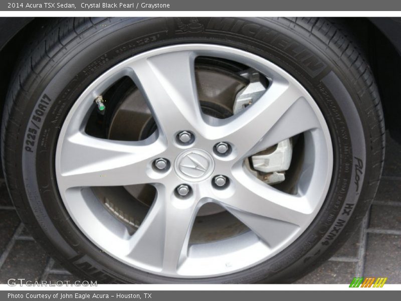 Crystal Black Pearl / Graystone 2014 Acura TSX Sedan