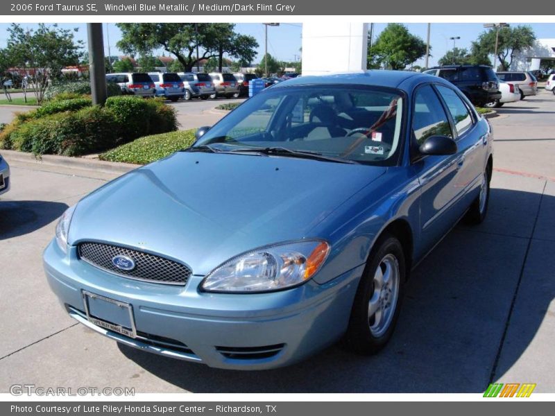 Windveil Blue Metallic / Medium/Dark Flint Grey 2006 Ford Taurus SE