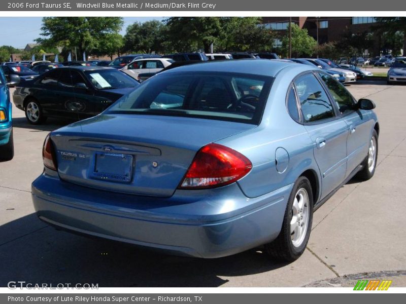 Windveil Blue Metallic / Medium/Dark Flint Grey 2006 Ford Taurus SE