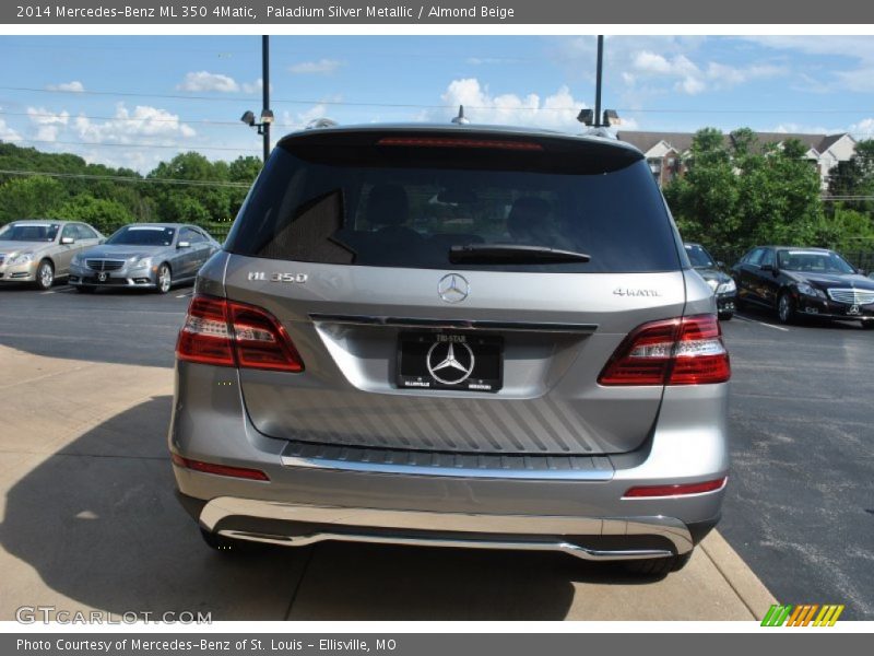 Paladium Silver Metallic / Almond Beige 2014 Mercedes-Benz ML 350 4Matic