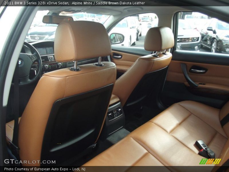 Alpine White / Saddle Brown Dakota Leather 2011 BMW 3 Series 328i xDrive Sedan