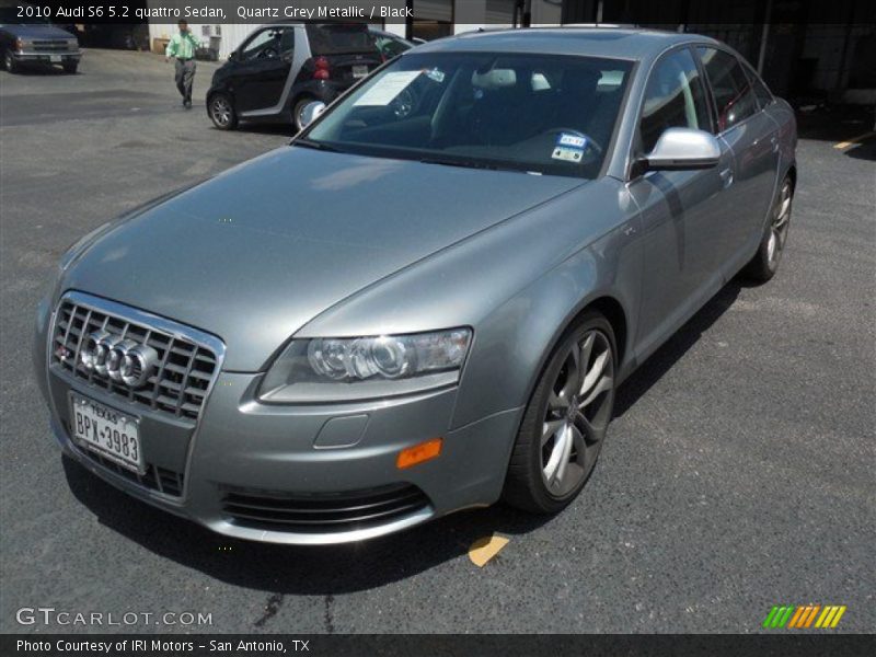 Quartz Grey Metallic / Black 2010 Audi S6 5.2 quattro Sedan