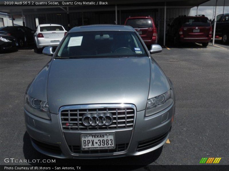 Quartz Grey Metallic / Black 2010 Audi S6 5.2 quattro Sedan