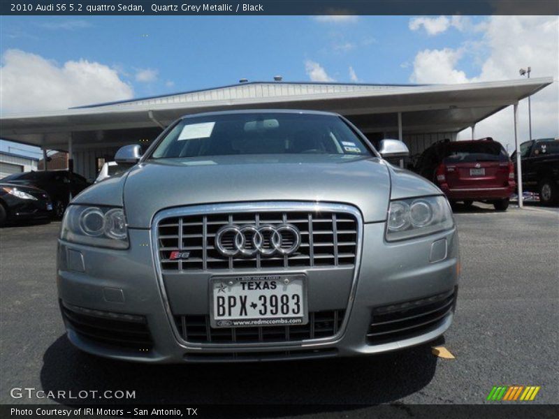 Quartz Grey Metallic / Black 2010 Audi S6 5.2 quattro Sedan