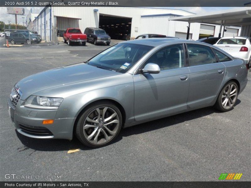 Quartz Grey Metallic / Black 2010 Audi S6 5.2 quattro Sedan