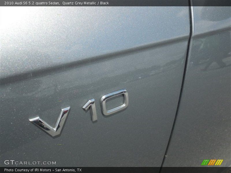 Quartz Grey Metallic / Black 2010 Audi S6 5.2 quattro Sedan