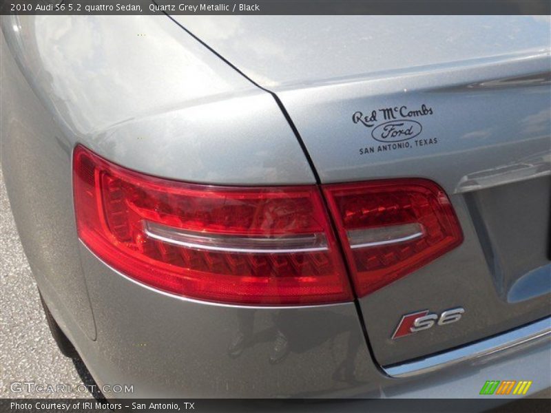 Quartz Grey Metallic / Black 2010 Audi S6 5.2 quattro Sedan