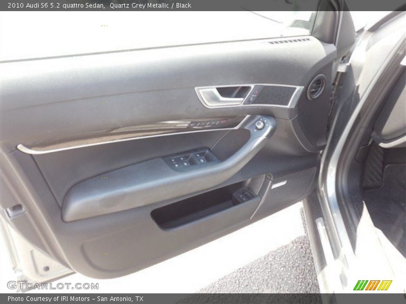 Quartz Grey Metallic / Black 2010 Audi S6 5.2 quattro Sedan