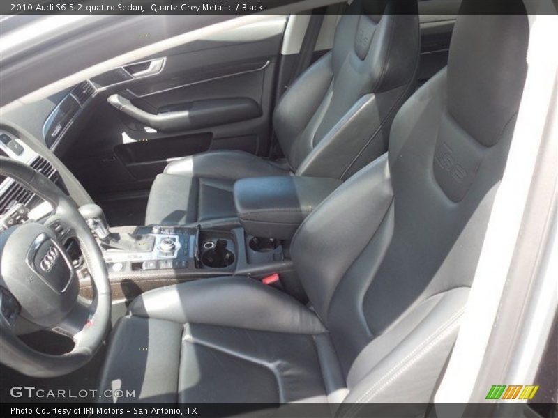 Quartz Grey Metallic / Black 2010 Audi S6 5.2 quattro Sedan