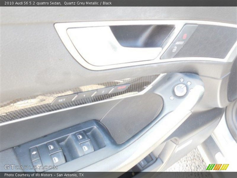 Quartz Grey Metallic / Black 2010 Audi S6 5.2 quattro Sedan