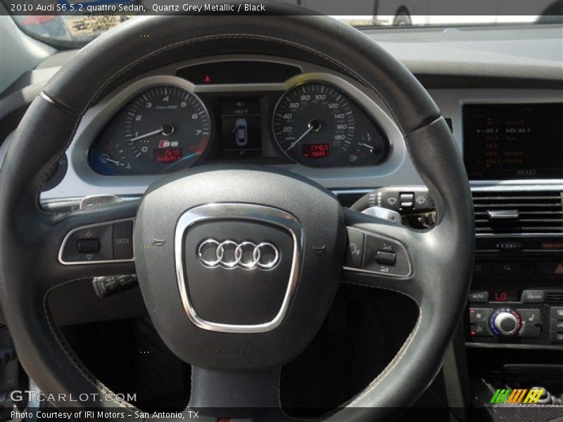 Quartz Grey Metallic / Black 2010 Audi S6 5.2 quattro Sedan