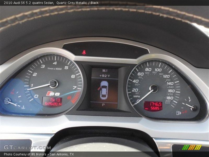  2010 S6 5.2 quattro Sedan 5.2 quattro Sedan Gauges
