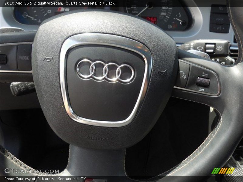 Quartz Grey Metallic / Black 2010 Audi S6 5.2 quattro Sedan
