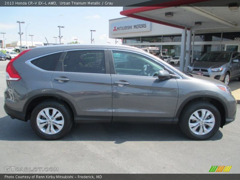 Urban Titanium Metallic / Gray 2013 Honda CR-V EX-L AWD