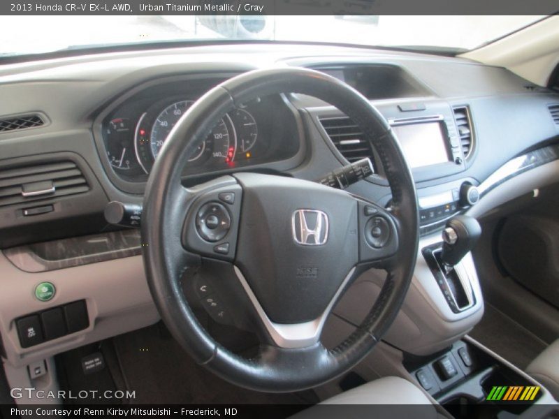 Urban Titanium Metallic / Gray 2013 Honda CR-V EX-L AWD