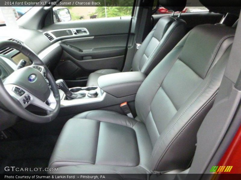 Sunset / Charcoal Black 2014 Ford Explorer XLT 4WD