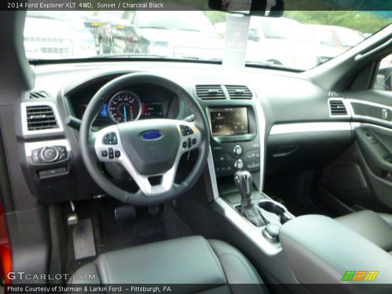 Sunset / Charcoal Black 2014 Ford Explorer XLT 4WD