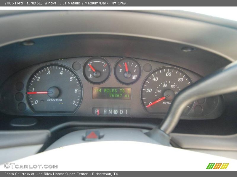 Windveil Blue Metallic / Medium/Dark Flint Grey 2006 Ford Taurus SE