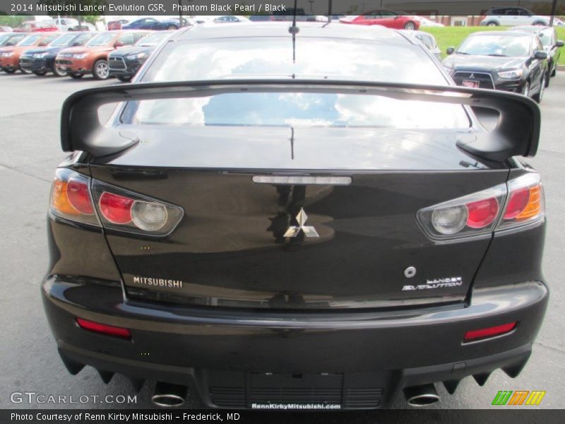 Phantom Black Pearl / Black 2014 Mitsubishi Lancer Evolution GSR
