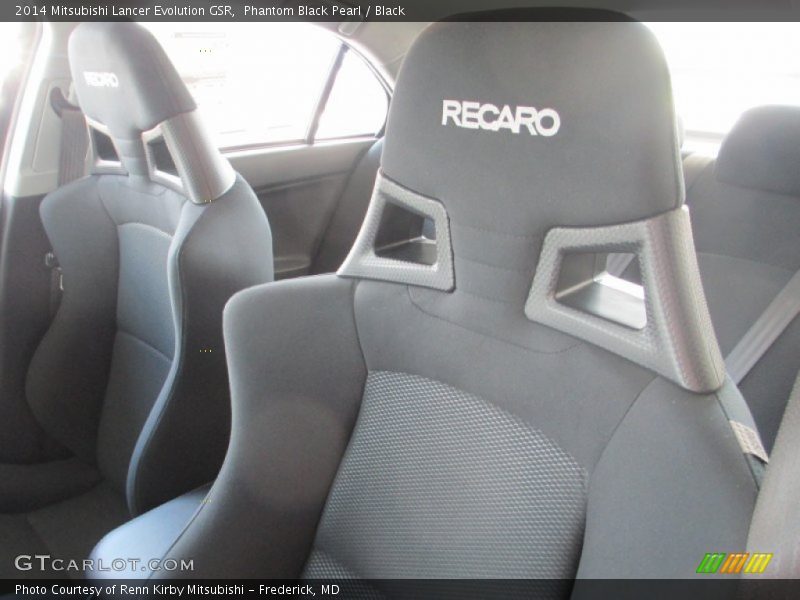 Phantom Black Pearl / Black 2014 Mitsubishi Lancer Evolution GSR