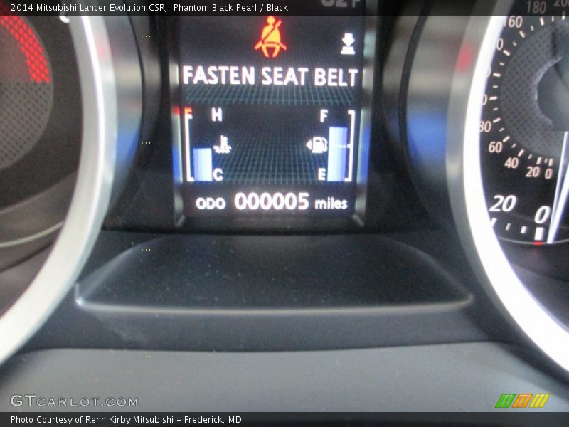 Phantom Black Pearl / Black 2014 Mitsubishi Lancer Evolution GSR