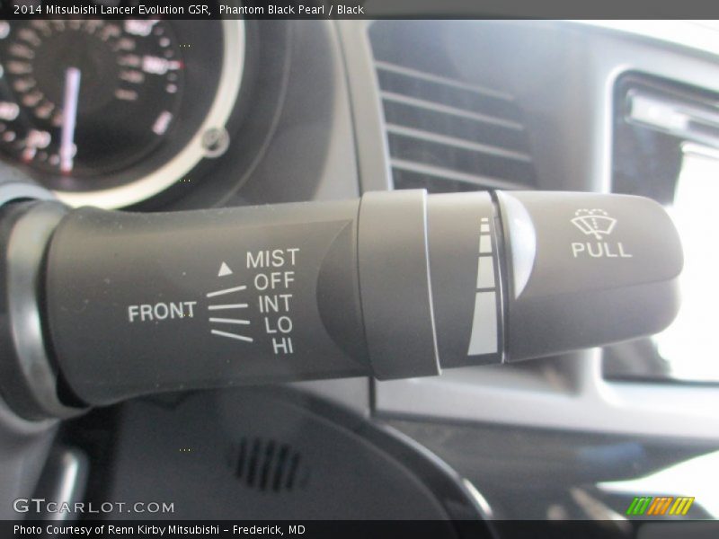 Phantom Black Pearl / Black 2014 Mitsubishi Lancer Evolution GSR