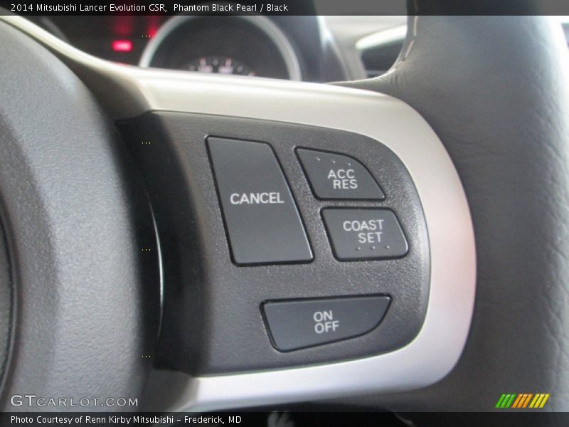 Phantom Black Pearl / Black 2014 Mitsubishi Lancer Evolution GSR