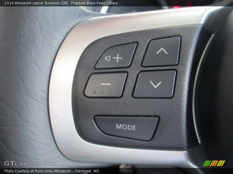 Phantom Black Pearl / Black 2014 Mitsubishi Lancer Evolution GSR