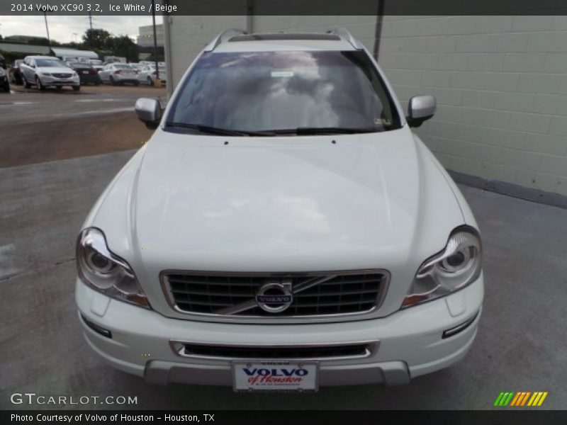 Ice White / Beige 2014 Volvo XC90 3.2