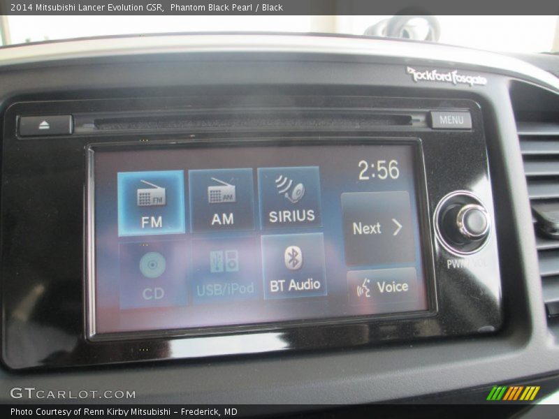 Phantom Black Pearl / Black 2014 Mitsubishi Lancer Evolution GSR
