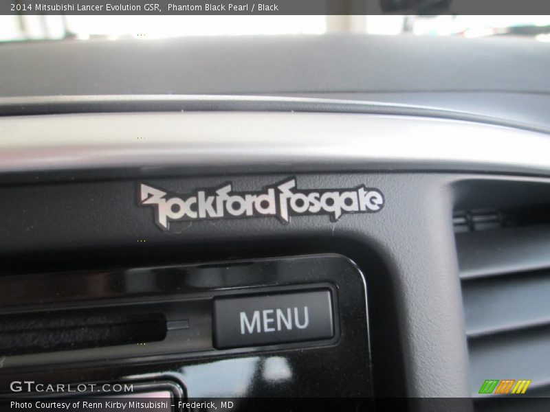 Phantom Black Pearl / Black 2014 Mitsubishi Lancer Evolution GSR