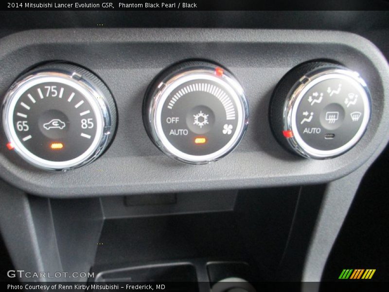 Phantom Black Pearl / Black 2014 Mitsubishi Lancer Evolution GSR