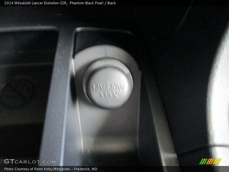 Phantom Black Pearl / Black 2014 Mitsubishi Lancer Evolution GSR