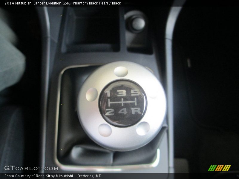 Phantom Black Pearl / Black 2014 Mitsubishi Lancer Evolution GSR