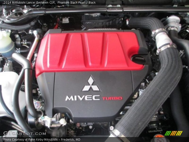 Phantom Black Pearl / Black 2014 Mitsubishi Lancer Evolution GSR