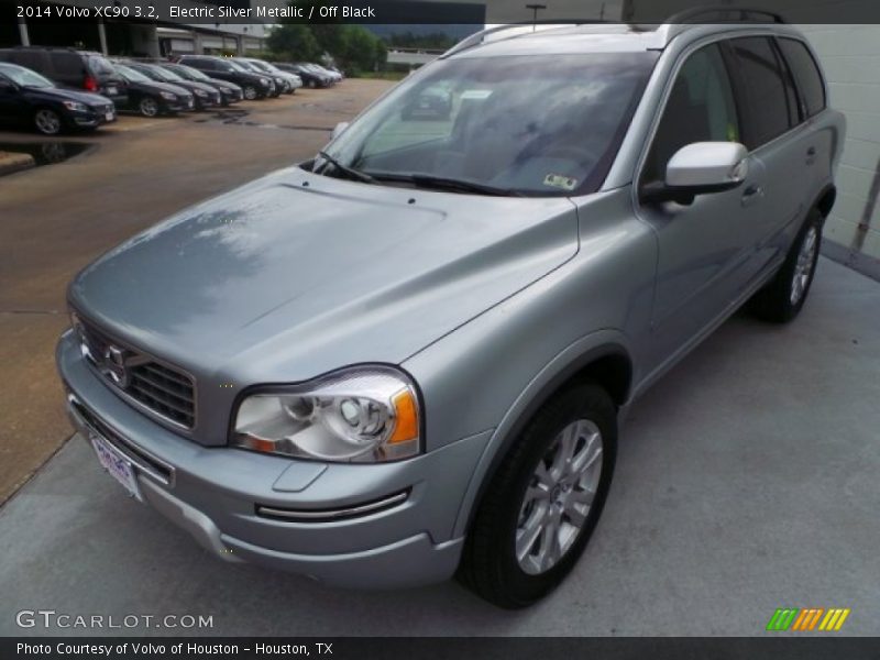 Electric Silver Metallic / Off Black 2014 Volvo XC90 3.2