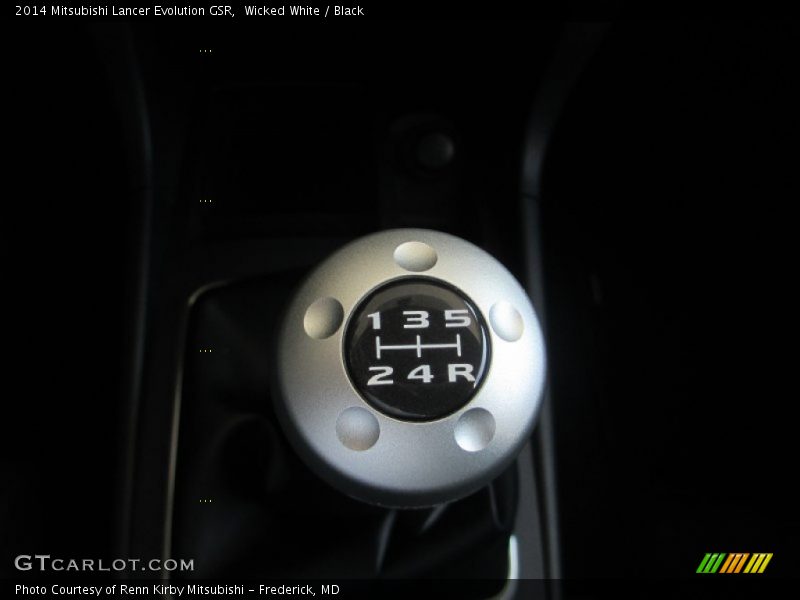 Wicked White / Black 2014 Mitsubishi Lancer Evolution GSR