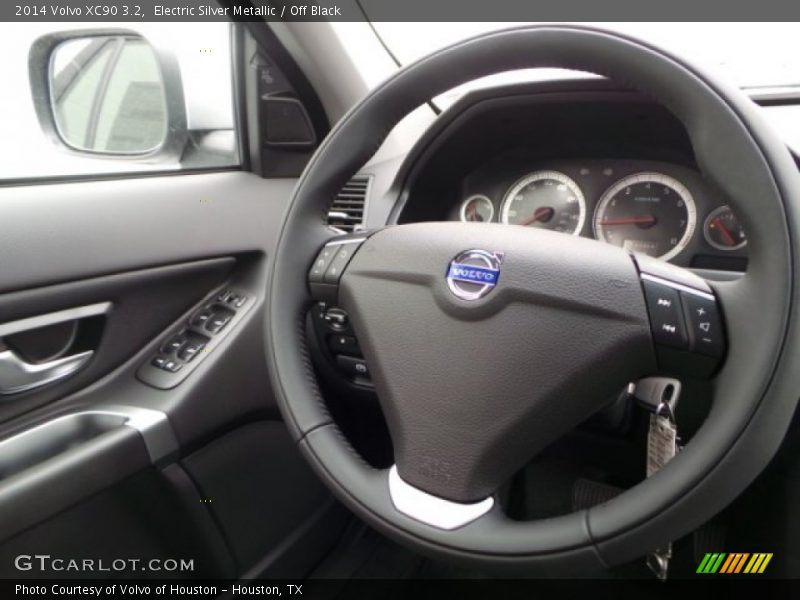 Electric Silver Metallic / Off Black 2014 Volvo XC90 3.2