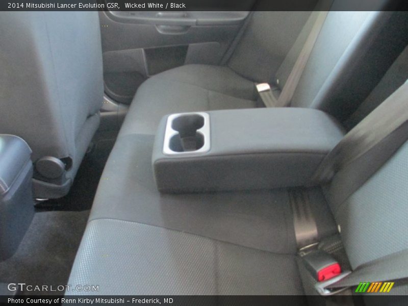Wicked White / Black 2014 Mitsubishi Lancer Evolution GSR