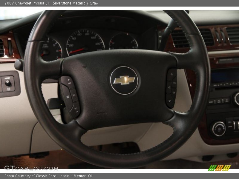 Silverstone Metallic / Gray 2007 Chevrolet Impala LT